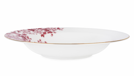 ByTimo Porsgrund Dyp Tallerken Burgunder_Ø23