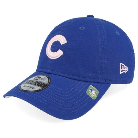 New Era - MLB Ble unconstructed Czapka Z Daszkiem - Chicago Cubs MLB24 Mothers Day 9TWENTY Blue Dad Cap @ Hatstore