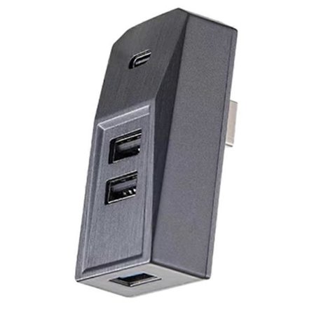 Handskfack USB-hubb Kompatibel med Tesla Model Y Launch Juniper 2025 Model 3 Highland Type-C Port Splitter Dockningsstation Data