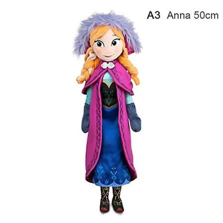 1 stk 30/40/46/50 cm Frozen Elsa Olaf Dukker Snedronning Prinsesse Fyldt Plys