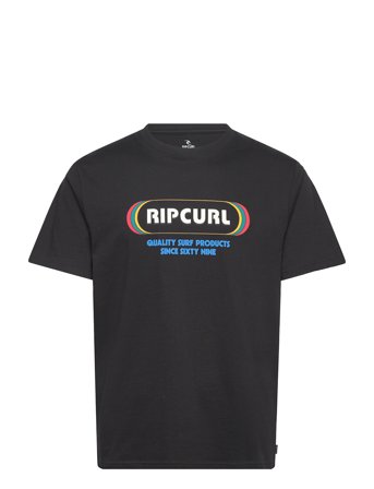 Surf Revival Yo Mumma Tee Black Rip Curl