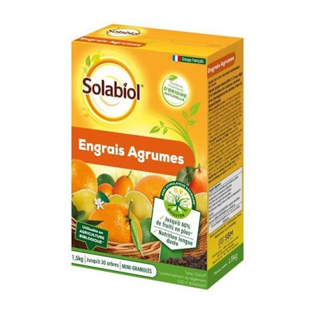 SOLABIOL SOAGY15 Citrusgödselmedel - 1,5 kg