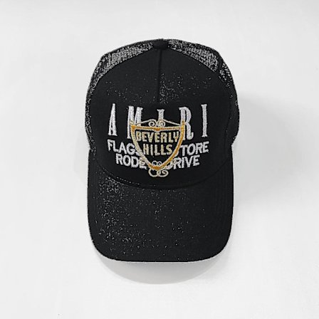 Amiri Leather Label Vasket Tag Hat(19)