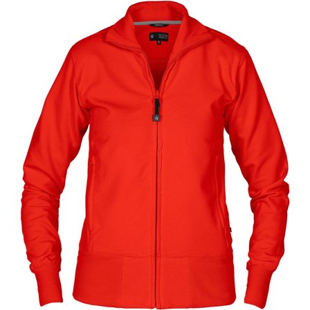 TEXSTAR Sweatjacka WC04 dam röd 2XL - Lyreco - Arbetskläder - Arbetströjor - Sweatshirts och koftor