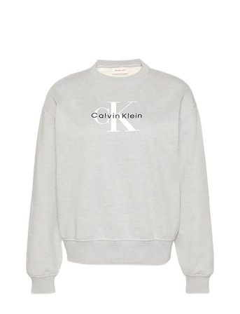 Calvin Klein Jeans | Ls Monologo French Terry Rlxd Cr | XS