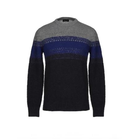 Roberto Collina, Trui Zwart, Heren, Maat:M