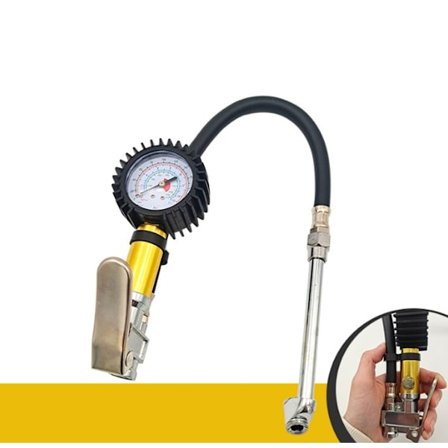 Dæk oppumpning, dæk luft oppumpning pumpe pistol, tryk kapacitet 0-22