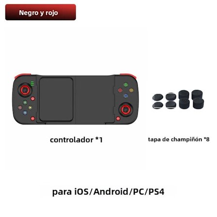 BK Hat D3 Mobil Spillkontroller for Android og iOS, Bluetooth Spillkontroller Kompatibel med Switch, Strekkbar Makro Joystick for Nintendo Switch