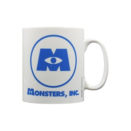 Monsters Inc Logo Mug En Storlek Vit/Blå