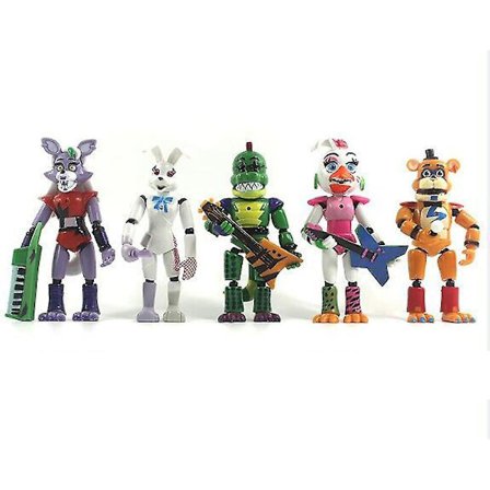 3/4/5 stk Fnaf Five Nights At Freddy's Actionfigur Model Samling Dekoration Legetøj Til Børn Gaver