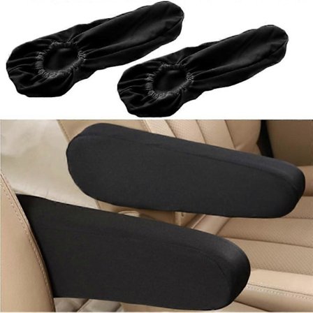 2 stk Bil Forsete Armlene Trekk, Stoff Armlene Beskyttere Erstatning Forsete Armlene Trekk, Universelt Biltilbehør_Spesielle gaver