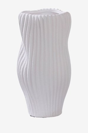 Eightmood - Vase Stonehaven medium - Hvid - Urtepotteskjulere & vaser - Fra Homeroom