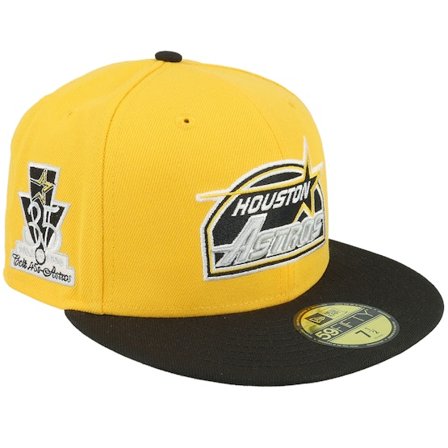 New Era - Houston Astros Bumblebee 59FIFTY 35 Gold/Black Fitted Fitted Yellow Cap - MLB @ Hatstore
