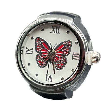 Finger Rings Klockor Watch RÖD