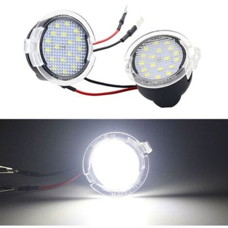 2 stk 18 LED under spejl lys til Ford Mondeo S-Max EDGE Explorer F-150, model: 32