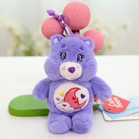 Love Heart Bear Cartoon Plysch Uppstoppad Docka hänge Nyckelring Gif A12