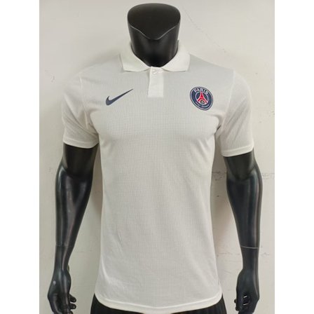Paris Saint-Germain F.C. Vit Fotbolls POLO T-shirt S-2XL