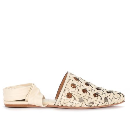 Tory Burch Sandalo Basketweave , Beige , Dames , Maat: 36 EU