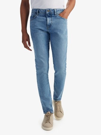 John Henric Herr Ljusblå Slim Fit Jeans Storlek 28
