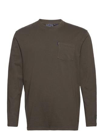 Vintage Workwear L/S Top Khaki Superdry