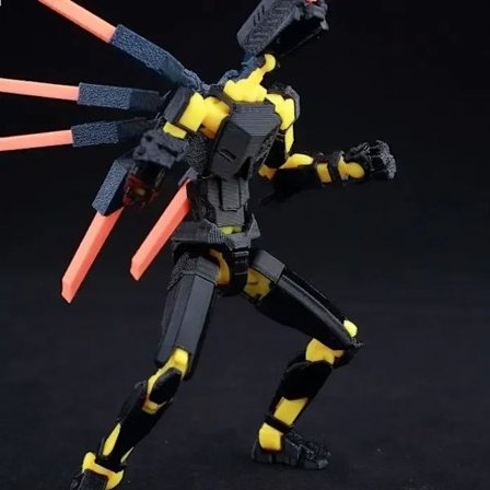 Uusi 3D-tulostettu mallinukke 13 Ultrakill V1 -sarjan lelut Toimintahahmot Moninivelletyt Liikkuvat Muodonmuutosrobotti Lasten Lahjat