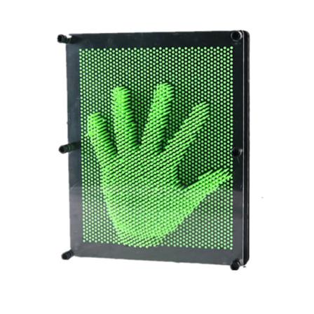 3D Klooni Muoto Pin Art Shoumo Värikäs Malli kolmiulotteinen Green