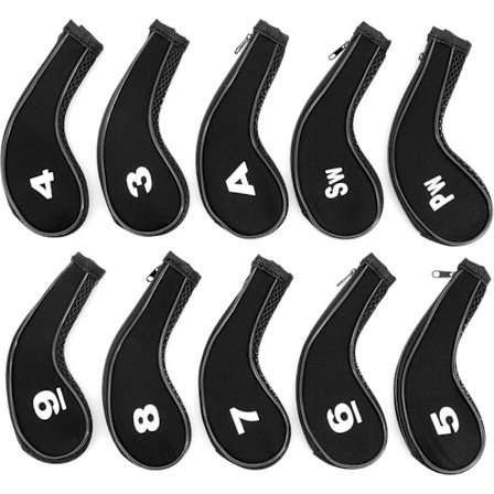 Golf-mailan suojakuoret, 10 kpl Golf-mailan pääsuojaa Golf-mailan suoja Golf-suojakuoret numeroiduilla
