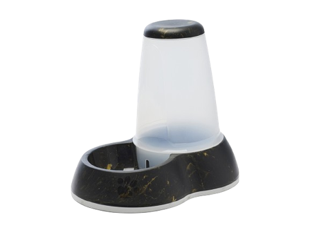 Savic - Loop Water Store Large Marble 3,0 L - Marmor svart gull 32,5x22x29 cm - Katt - Matplass og vannfontener for katt - Fôrautomater for katt - 