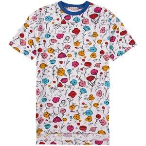 Kids - Marni Multicolor T-Shirt With A Flower Print - Tops - 4 years - Red - Mädchen