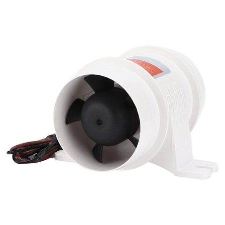 DC InLine Blæser Vandtæt til Motor Nacelle Køkken 3 Tommer Indvendig Diameter Ventilslange Yacht Tilbehør