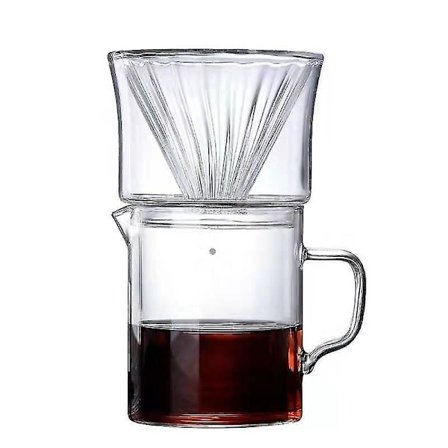 Rak & Enkel Glaskaffekopp Handgjord Extraktion