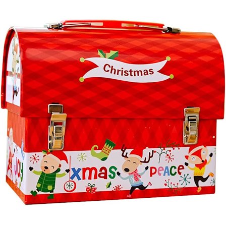 Kakeboks i tinn 12 stk. Liten oppbevaringsboks