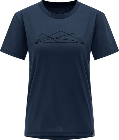 Haglöfs Camp Tee Women Women short-sleeved sweaters Blue L