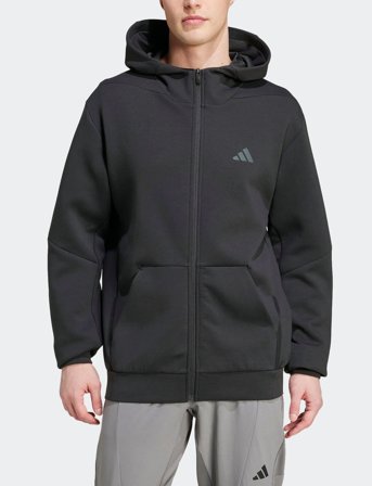 adidas Performance D4T Full-Zip Ho - Black - XXL