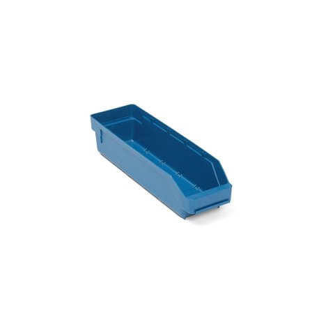 Component bins REACH, 400x120x95 mm, 3.0 L, blue