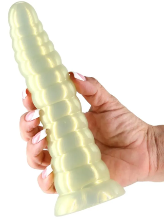 nsnovelties: Fantasia Nymph Dildo Amber 19,5 cm