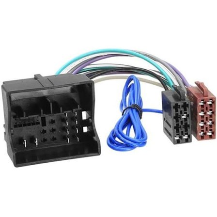 Bilradiosele - Volkswagen - Quadlock plugg > ISO - Universal - Svart - Bil