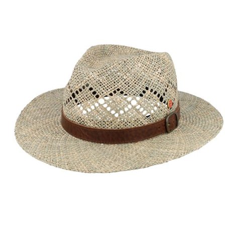 Mayser - Beige straw Hatt - Gedeon Seegras Natur Straw Hat @ Hatstore