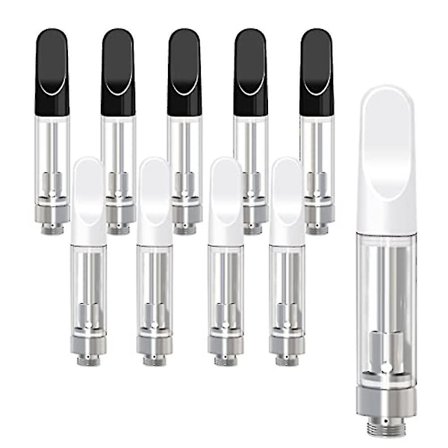 10 st tomma patroner för 1,0 ml glaskeramik, lätta att fylla