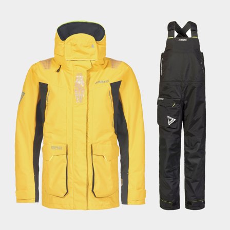 Ölzeug Set Musto BR2 Offshore 2.0, Gold + Black, Damen, Small (UK 10) - Boot