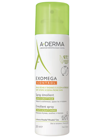 A-Derma Exomega Control Emollient Spray, 200 ml