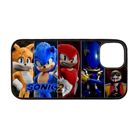 Sonic The Hedgehog 2 Iphone 14 Pro Skal Multifärg