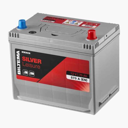 Fritidsbatteri Silver 12 V 70 Ah - Biltema