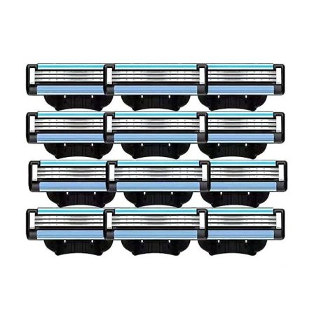 24 stk Bladsæt, Manuel Mach 3 Blades Refills til Mach 3 Blade Refills til mænd