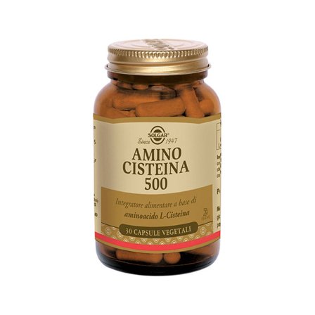 Amino Cisteina 500 Solgar 30 Capsule