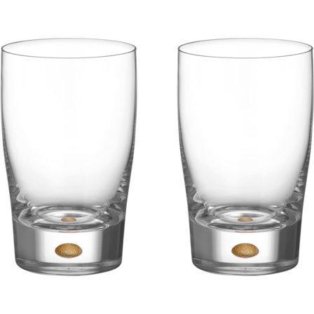 Orrefors Intermezzo tumbler glas 25 cl 2-pak, guld | KitchenOne