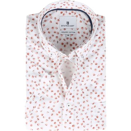 State of Art Shortsleeve shirt Hvid, Herre Skjorter