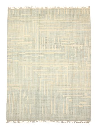 Noué À La Main Berbère Style Tapis 280X375 De Laine Grand
