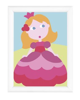 Stickpackung Straminbild Prinzessin