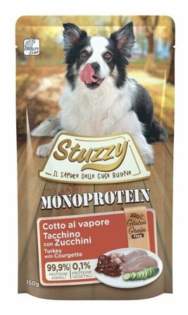 Stuzzy Monoprotein Bocconcini Con Tacchino E Zucchini Cibo Umido